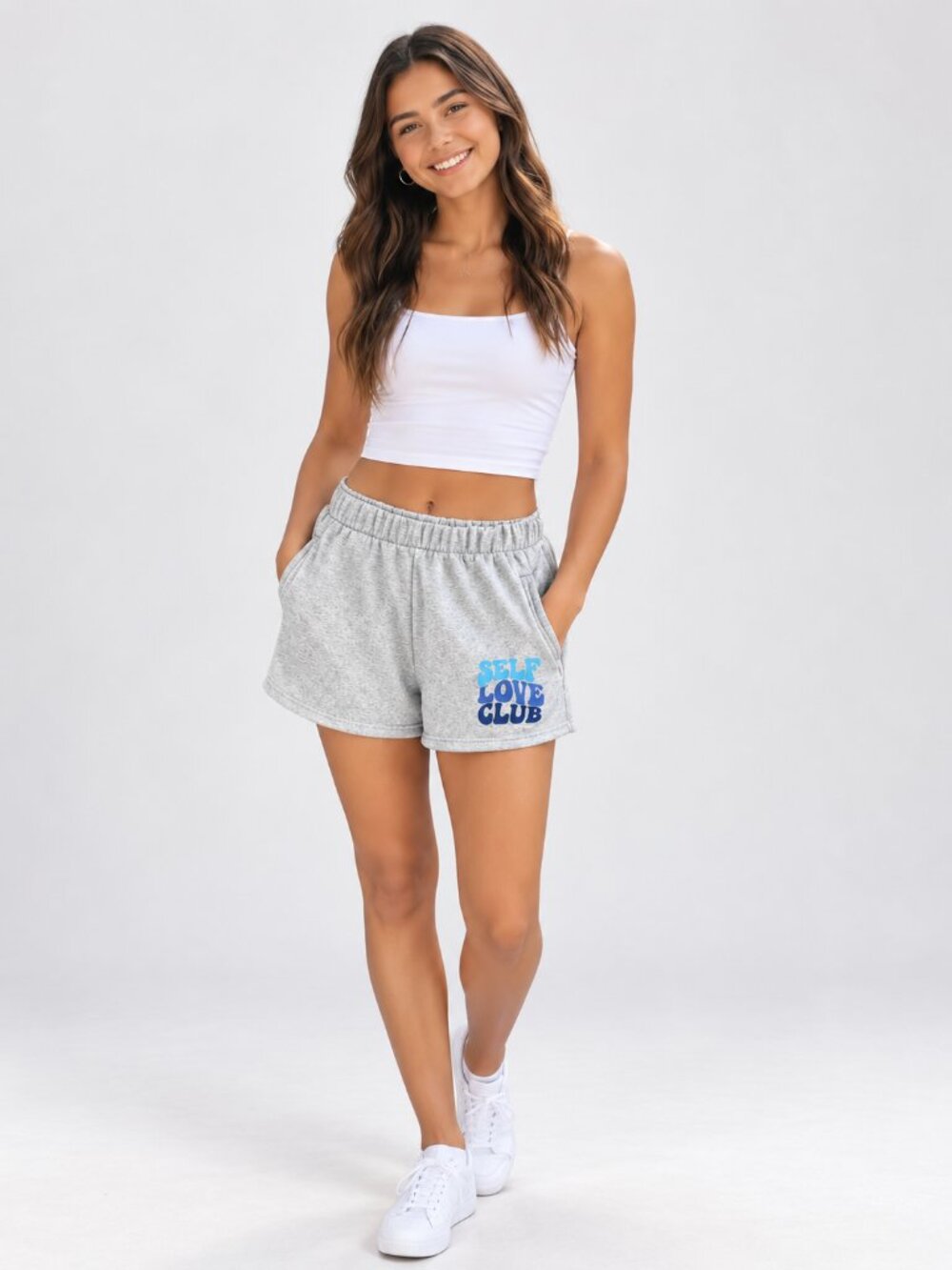 No Boundaries Sweat Shorts Juniors M (7–9) Gray NW0T Lounge Athletic Shorts
